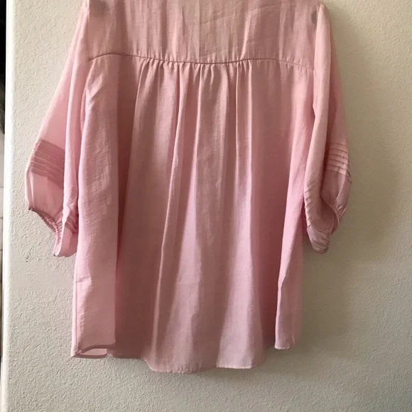Mango light pink Women's Button-Up Blouse - Picture 4 of 4